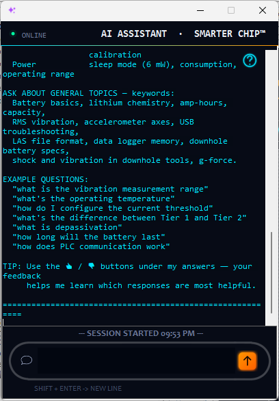 AI Assistant Help Topics